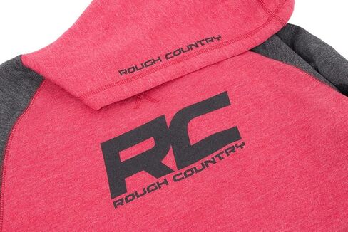 Rough Country Hoodie | Heater | Red/Gray | XL - 84083XL in Saudi Arabia