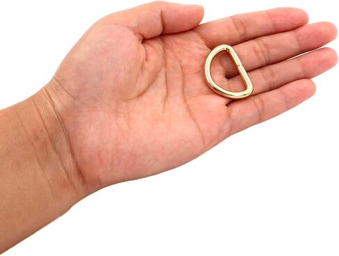 BIKICOCO Metal D-Rings Buckle, 1 Inch Non-Welded for Webbing Sewing DIY in Saudi Arabia