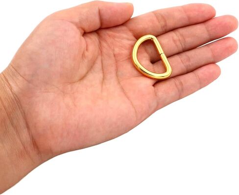 BIKICOCO Metal D-Rings Buckle, 1 Inch Non-Welded for Webbing Sewing DIY in Saudi Arabia