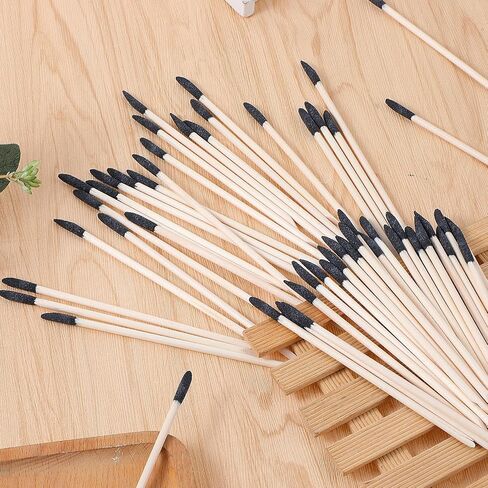 50 PCS Sanding Sticks for Woodworking, 280 Grit, 5.52 X 0.2inch Detail Sanding Tools Sanding Sticks for Wood Sanding Sticks Matchsticks Sanding Twigs for Plastic Models, Small Parts, Manicure in Saudi Arabia