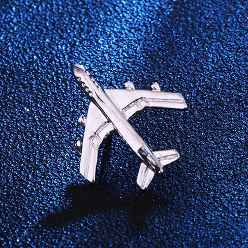 Airplane Brooch Pin Plane Small Cute Aircraft Brooch Lapel Pins Collar Badge for Backpack Shirt Bag Accessories in Saudi Arabia