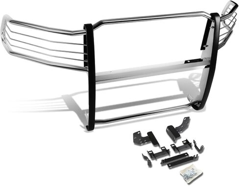 DNA Motoring GRILL-G-022-BK واقي شبكة مصد أمامي أسود متوافق مع 09-18 Ram 1500 in Kuwait