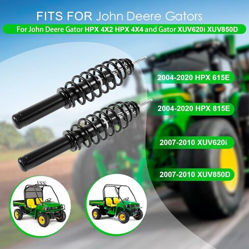 مجموعة دعامات التعليق الأمامية الممتصة للصدمات تناسب John Deere Gator HPX615E، HPX815E، XUV620i، XUV850D 4X4، تحل محل OEM# AM137957 AM135372 (قطعتان) in Kuwait
