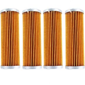 AISEN Pack of 4 Fuel Filter for KUBOTA 15231-43560 G4200 G5200 G6200 B1550 B1550HST B20 B1500 1T021-43560