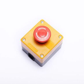 Red Mushroom Emergency Stop Shut Off Push Button Switch NO + NC 22mm CNC