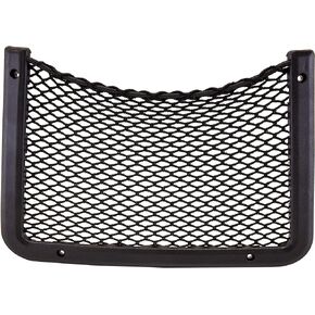 RecPro Framed Stretch Mesh Net Pocket for Auto, RV | Storage RV Pocket Net Holder | Map Pocket | Lightweight Black Frame | Mesh Netting | Chart Pocket (4 1/2" x 9")