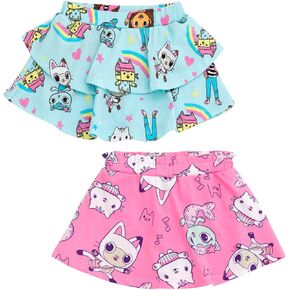 DREAMWORKS GABBY'S DOLLHOUSE Girls 2 Pack Skorts Toddler to Big Kid