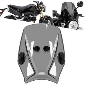 Suitable for motorcycle accessories windshield windshield universal MSX125 grom 125 2021-2022 2023-2024 msx125 motorcycle accessories (black)