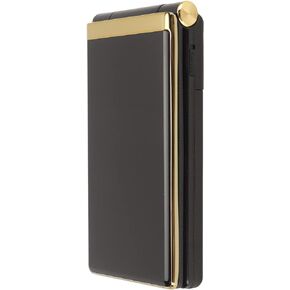 Jectse Flip Phone, Unlocked Cell Phone Big Button Phone with SOS Button, Flashlight, High Volume, 2G Phone Flip Cell Phone Mobile Phone for Senior Elderly (Gold)