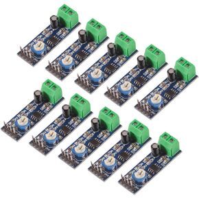 AITRIP 10 Pack LM386 Audio Power Amplifier Module 200 Times Gain Amplifier Board Mono Power Amplifier for Arduino EK1236 HiFi DIY