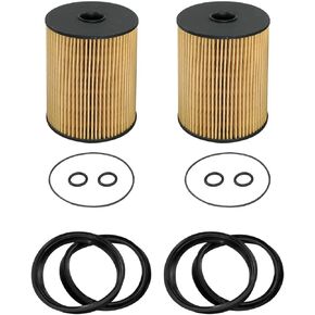 Fuel Filter Kit with O-Rings Seals Fit for Mini Cooper R50 R52 R53 2002-2008 Replaces 16146757196