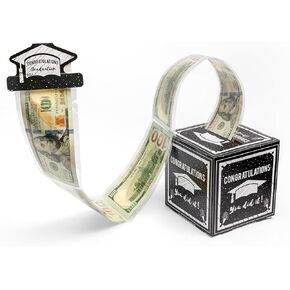 Surprise Money Pull Box Gift for Graduates, Graduate Money Box for Cash, DIY Graduate Money Box, Graduation Gifts Ideas(by-mb01)
