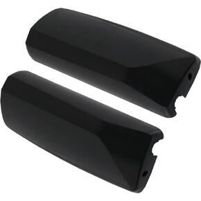 Pair Black Door Mirror Covers Set Left & Right Fit for Volvo VNL 780/630/730/860 VNM 430/630 VNX 300
