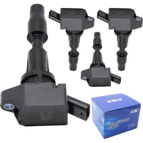 KSU Ignition Coil Pack Compatible with Hyundai Genesis Sonata Santa fe Tucson Optima Sportage Sorento G80 G90 G70 273002GGA0 UF764 2.0 2.4 l4