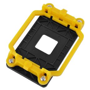 uxcell CPU Fan Cooler Bracket Plastic AMD Retention Bracket Heatsink Holder Motherboard Back Plate for AMD Socket AM2 AM3 FM1 FM2 FM2+, Yellow
