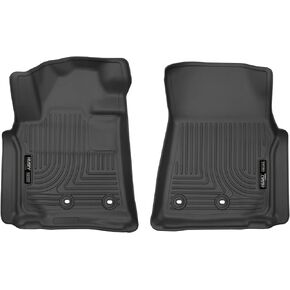 Husky Liners Weatherbeater Floor Mats | Fits 2013 - 2021 Toyota L& Cruiser; Lexus LX570 | Front Row, 2-pc Black - 13091