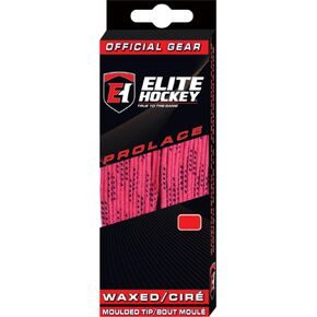 Elite Hockey Prolace Waxed Hockey Skate Laces (Pink, 84")