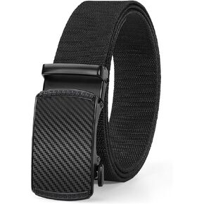 حزام مطاطي للرجال، حزام نايلون تكتيكي بإبزيم أسود، حزام رجالي للعمل الكاجوال في الهواء الطلق in Kuwait