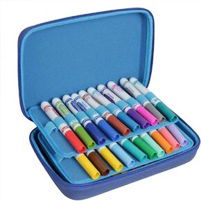 Hermitshell Travel Case for Crayola Ultra Clean Washable Markers 40 Classic Colors (Only Case) (Pink)