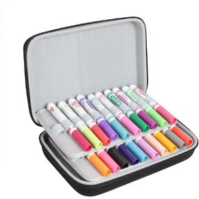 Hermitshell Travel Case for Crayola Ultra Clean Washable Markers 40 Classic Colors (Only Case) (Pink)