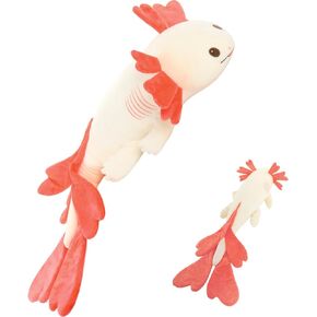 MaoGoLan Giant Axolotl Plush Stuffed Animal,Big Axolotl Plush Pillow Toy,Jumbo Stuffed Axolotl Body Pillow for Kids Adults,Holiday Birthday Christmas Day Gift Pink