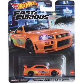 Hot Wheels Nissan Skyline GT R, Fast & Furious 5/5 [Orange]
