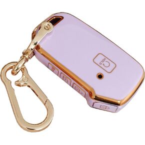 For Kia Key Fob Cover Keyless Remote Smart Key Shell with Keychain Fit for Kia Telluride 2023 2024 Car Key Fob Case