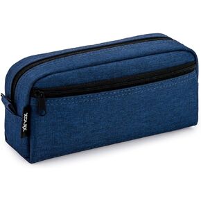Big Capacity Pencil Case Stationery Pouch,Multi-Colored Pen Pouch,Cosmetic Pouch Bag, Pen Bag with Zipper Bag for Boy Girl (Dark Gray)