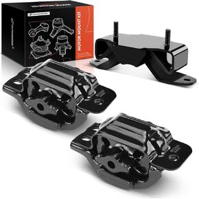 A-Premium 3PCS Engine Motor Mount and Transmission Mount Kit Compatible with Dodge Ram 2500 2005 5.7L, Ram 3500 2005 5.7L, RWD, Replace# 52021321AC, 52110036AB