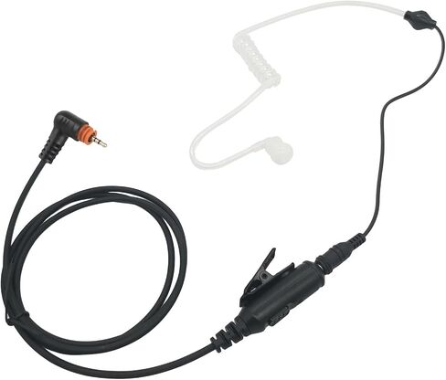 Surveillance Kit Earpiece 2.5mm Jack Slim Plug Single Pin Headset Mic Inline Ptt Ear Piece for Motorola sl300 sl7550 tlk100 sl7580e sl7590e sl3500e sl1k sl1m(to 3.5mm Aux Earbuds Earphone) in Saudi Arabia