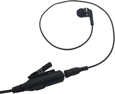 Surveillance Kit Earpiece 2.5mm Jack Slim Plug Single Pin Headset Mic Inline Ptt Ear Piece for Motorola sl300 sl7550 tlk100 sl7580e sl7590e sl3500e sl1k sl1m(to 3.5mm Aux Earbuds Earphone) in Saudi Arabia