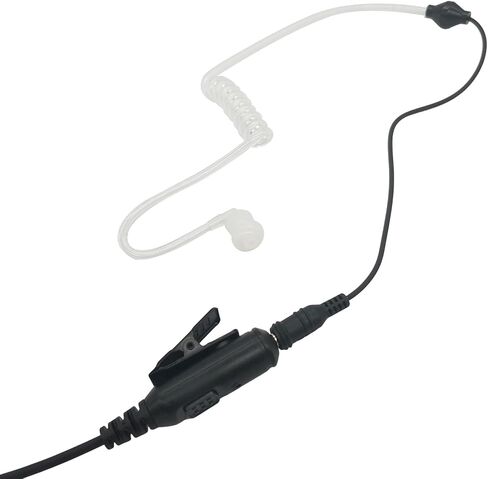 Surveillance Kit Earpiece 2.5mm Jack Slim Plug Single Pin Headset Mic Inline Ptt Ear Piece for Motorola sl300 sl7550 tlk100 sl7580e sl7590e sl3500e sl1k sl1m(to 3.5mm Aux Earbuds Earphone) in Saudi Arabia