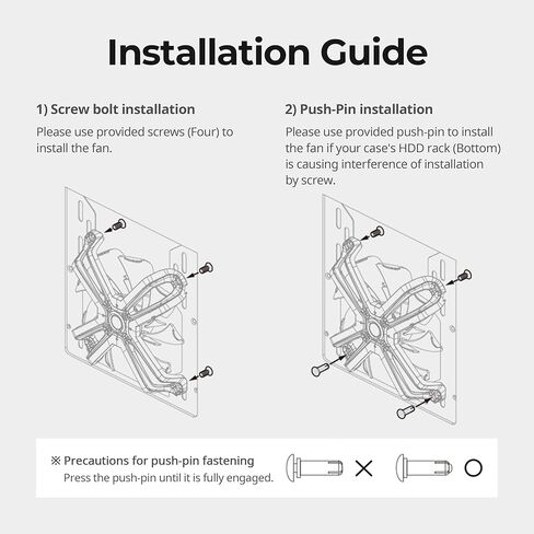 Zalman ZM-SF120 ARGB مروحة حافظة مقاس 120 مم، مروحة تبريد لحقيبة الكمبيوتر الشخصي للألعاب، دافعة مزدوجة الشفرات، حامل فريد على شكل X in Kuwait