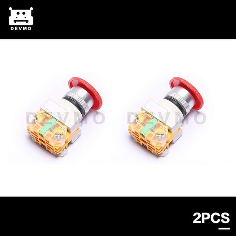 الفطر الأحمر إيقاف الطوارئ إيقاف الضغط على زر التبديل NO + NC 22mm CNC in Saudi Arabia