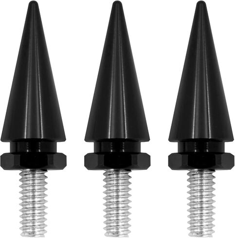 HDBUBALUS Motorcycle Fairing Bolts Windshield Trim Screw Bolt Windshield Spike Bolts Fit for Harley Touring 1996-2013 Black in Saudi Arabia