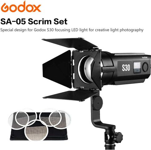 GODOX SA-05 Scrim Set for S30 LED Focusing Light in Saudi Arabia