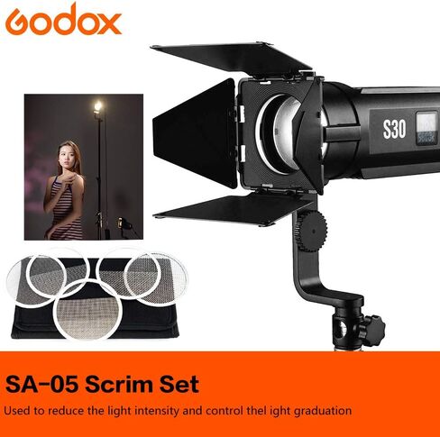 GODOX SA-05 Scrim Set for S30 LED Focusing Light in Saudi Arabia