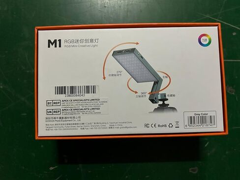 GODOX M1 RGB فيديو ضوء حجم الجيب على الكاميرا بطارية قابلة للشحن ضوء إبداعي 2500-8500K درجة حرارة اللون 0-360 لون كامل لسوني كانون نيكون فوجي DSLR كاميرا فيديو صورة in Saudi Arabia