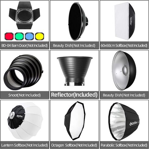 GODOX SZ200BI ضوء فيديو LED ثنائي اللون زوومابلي 2800K-6500K 0%-100% سطوع قابل للتعديل وضع صامت 22 تأثير Fx بوينز جبل ضوء مستمر لبث الزفاف صور الأطفال التصوير الفوتوغرافي in Saudi Arabia