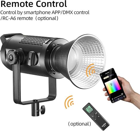 GODOX SZ200BI ضوء فيديو LED ثنائي اللون زوومابلي 2800K-6500K 0%-100% سطوع قابل للتعديل وضع صامت 22 تأثير Fx بوينز جبل ضوء مستمر لبث الزفاف صور الأطفال التصوير الفوتوغرافي in Saudi Arabia