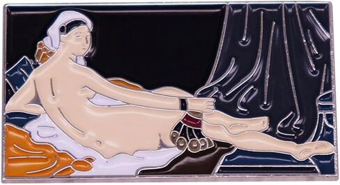 شارة La Grande Odalisque Jean-Auguste-Dominique Ingres 'Une Painting Art مقاس 1.4 بوصة من المينا in Saudi Arabia