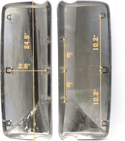 Pair Black Door Mirror Covers Set Left & Right Fit for Volvo VNL 780/630/730/860 VNM 430/630 VNX 300 in Saudi Arabia