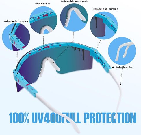 Men and Women Baseball Sunglasses Youth kids Fishing Golfing Mountaineering Riding Adjustable Polarized Sunglasses in Saudi Arabia