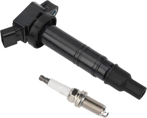 MAYASAF UF495 Ignition Coils 4 Pack + 4 Spark Plugs Kit Compatible for Toyota 2003-2010 4Runner/2007-2009 FJ Cruiser/2005-2017 Tacoma/2005-2011 Tundra in Saudi Arabia