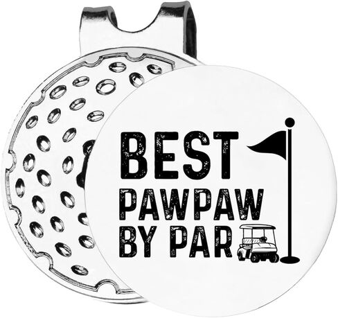 علامة جولف Pawpaw مع مشبك قبعة مغناطيسي، أفضل Pawpaw من Par Golf Ball Marker Golf هدية مبتكرة - هدايا ملحقات الجولف لمحبي الجولف الرجالي in Kuwait
