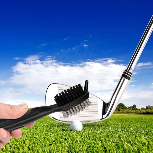 Golf Towel with Carabiner and Golf Club Brush Groove Cleaner Set, Waffle-Weave Towel and Brush Tool Kit with Club Groove Cleaner in Saudi Arabia