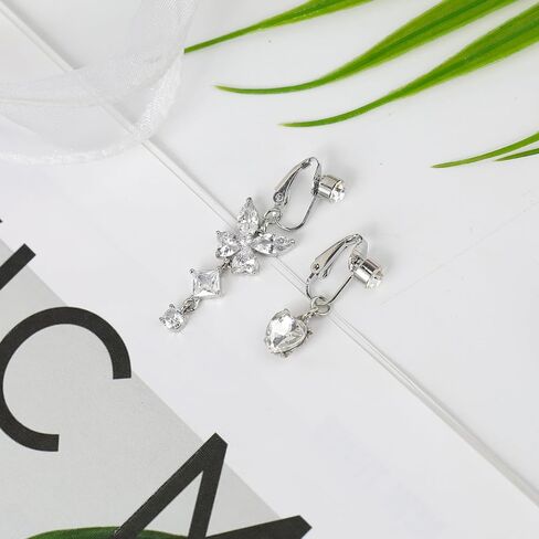 2Pcs Gold Fake Belly Piercing Fake Belly Ring for Women Pink Cute Fake Belly Button Piercing Clip On Belly Button Rings Fake Navel Ring Non Piercing in Saudi Arabia