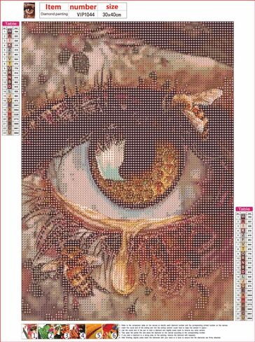 MMAHD Diamond Art Painting Kits for Adults,DIY 5D Round Full Drill Art Eye Diamond Art,Perfect for Relaxation and Home Wall Décor(11.8×15.8Inches) in Saudi Arabia