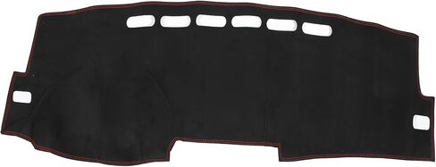 Dash Cover for Toyota Corolla 2007-2013 / Center Console Dashboard Cover/Non-Slip/Suede / 1 Pcs Black Red in Saudi Arabia