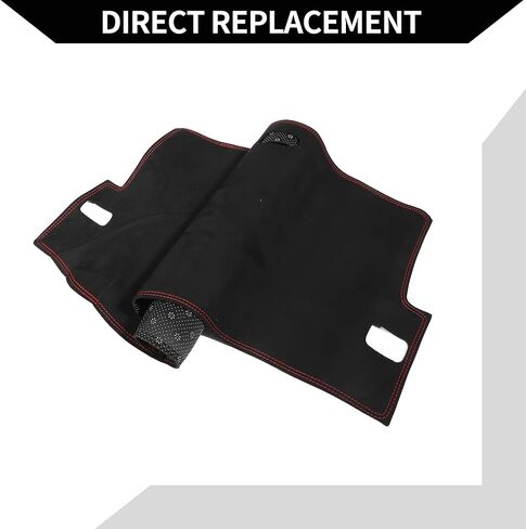 Dash Cover for Toyota Corolla 2007-2013 / Center Console Dashboard Cover/Non-Slip/Suede / 1 Pcs Black Red in Saudi Arabia